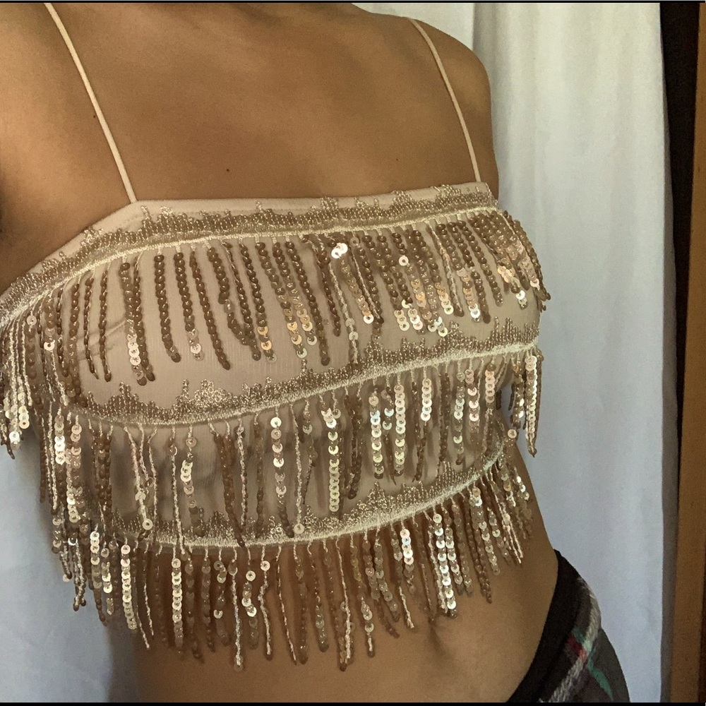 Creamy Glam Crop Top